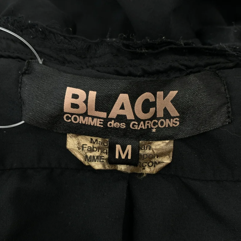 BLACK COMME des GARCONS / ブラックコムデギャルソン | 2018SS | ポリエステル フリル装飾 シャツ ブラウス | M | レディース
