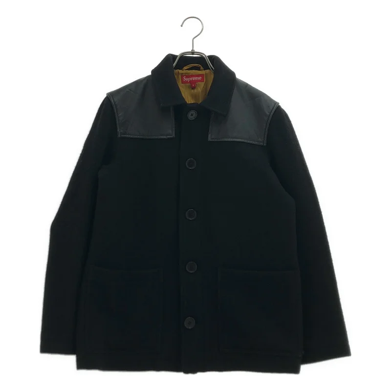 SUPREME / シュプリーム | 2012AW | Donkey Jacket レザー切替 ドンキージャケット | S | メンズ