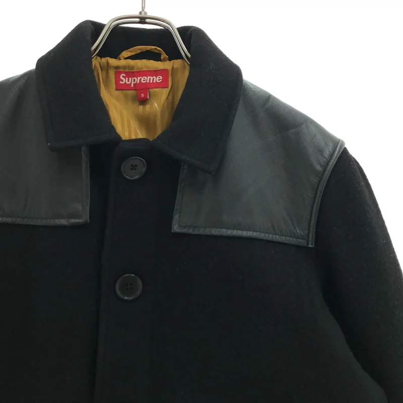 SUPREME / シュプリーム | 2012AW | Donkey Jacket レザー切替 ドンキージャケット | S | メンズ