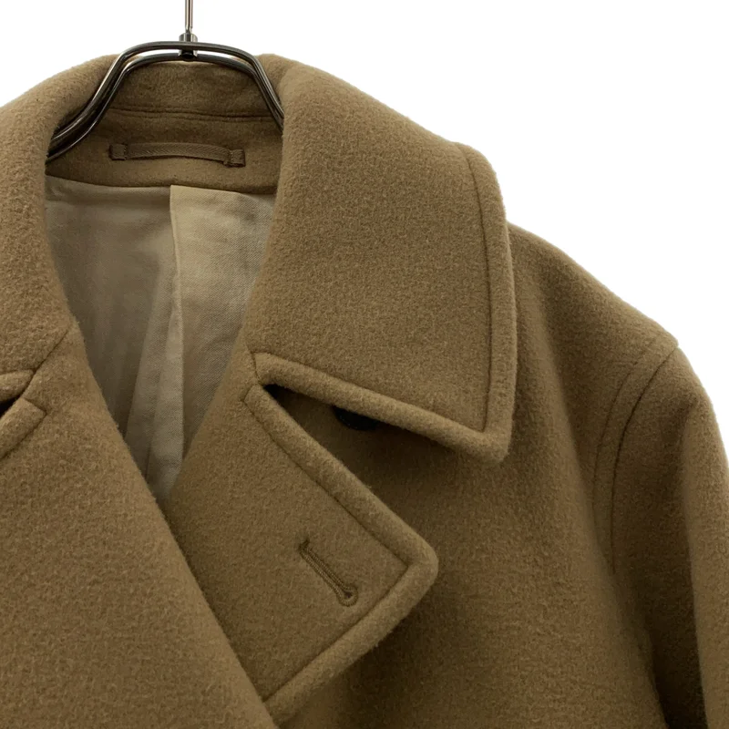 YLEVE / イレーヴ | WOOL MOSSER PEA COAT ウール コート | 1 | レディース