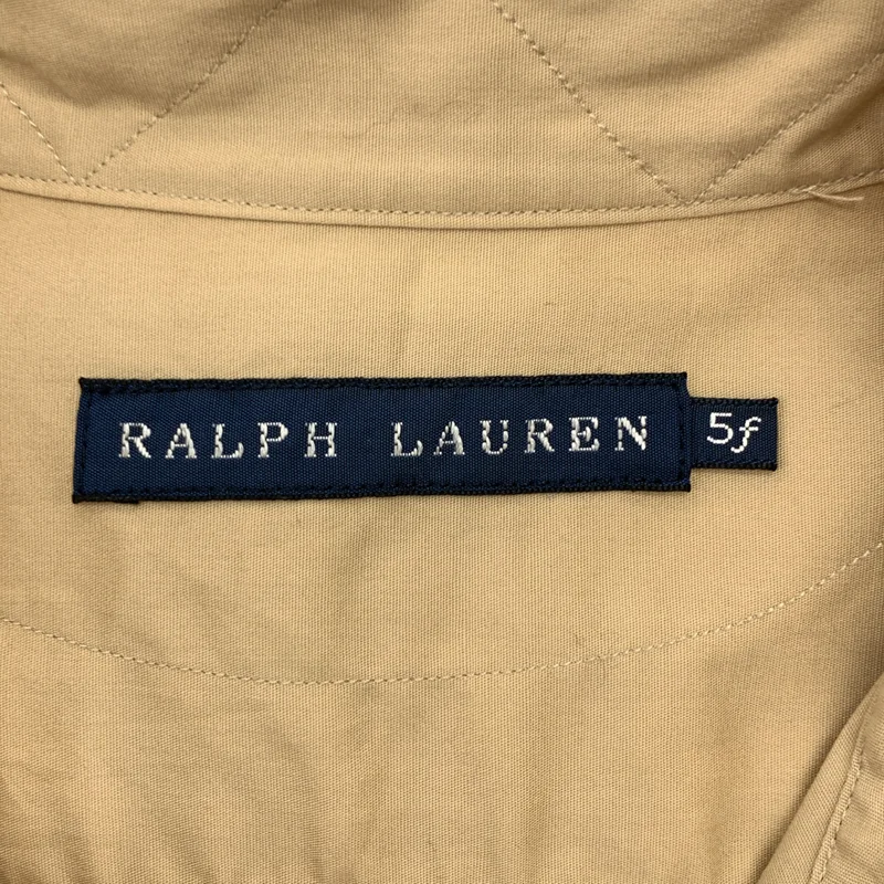 RALPH LAUREN / ラルフローレン | ミリタリー シャツワンピース | 5f | レディース