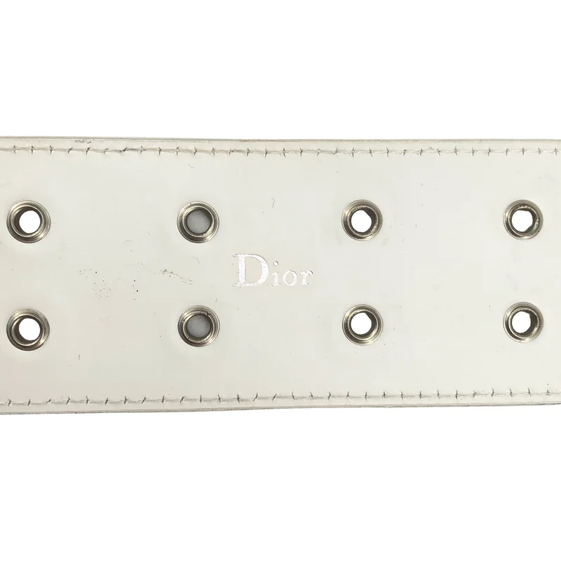 Christian Dior / クリスチャンディオール | ダブルピン レザーベルト | 85 | その他