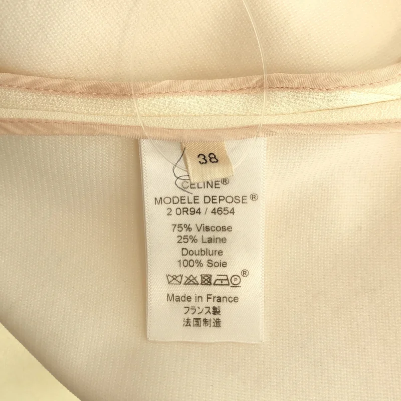 CELINE / セリーヌ | レーヨン 変形 スリーブレス カットオフ ブラウス | 38 | レディース
