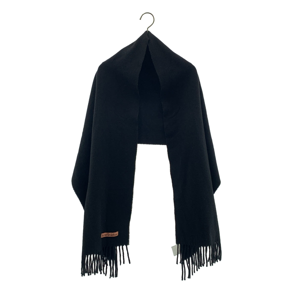 Acne Studios ウールフリンジマフラー 黒 CA0086 美品】 Acne Studios / アクネストゥディオズ | ウール フリンジ