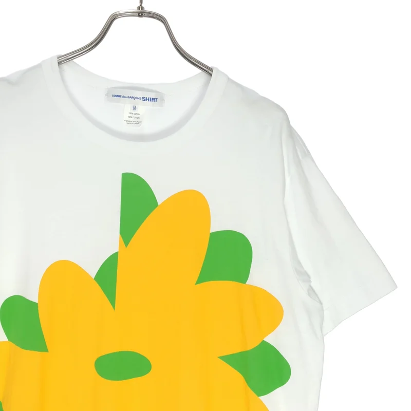 COMME des GARCONS SHIRT / コムデギャルソンシャツ | 2026SS | フラワープリントTシャツ | M | メンズ