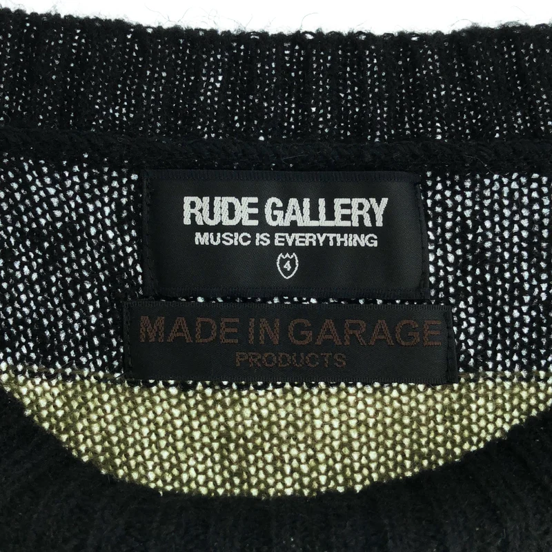 RUDE GALLERY / ルードギャラリー | ボーダー プルオーバー ニット | 4 | メンズ