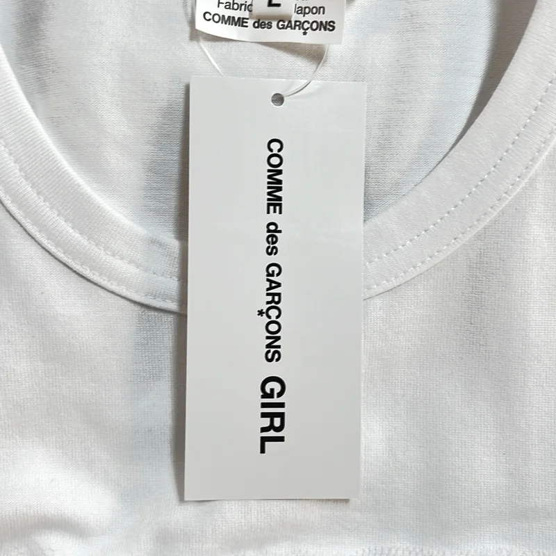 COMME des GARCONS GIRL / コムデギャルソンガール | 2026SS | チュールレイヤーラッフル Tシャツ | L | レディース