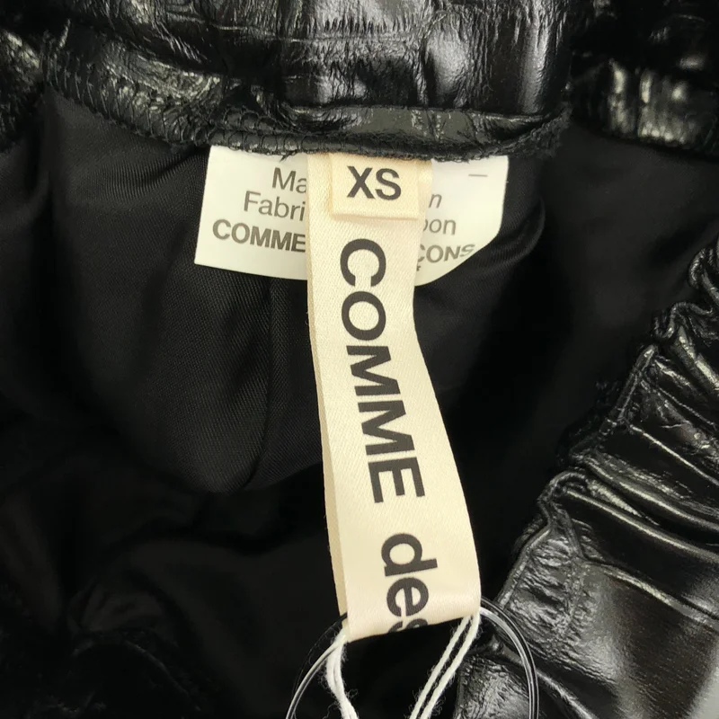 COMME des GARCONS / コムデギャルソン | 2022AW | フェイクレザー クロコ型押し スカート | XS | レディース