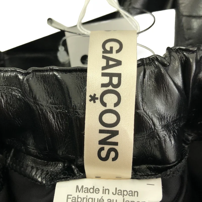 COMME des GARCONS / コムデギャルソン | 2022AW | フェイクレザー クロコ型押し スカート | XS | レディース