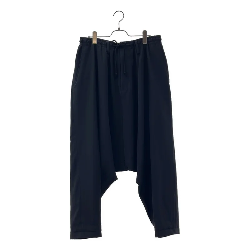 YOHJI YAMAMOTO POUR HOMME / ヨウジヤマモトプールオム | 2022SS | シワ ギャバ サルエルパンツ HG-P19-100 | 3 | メンズ