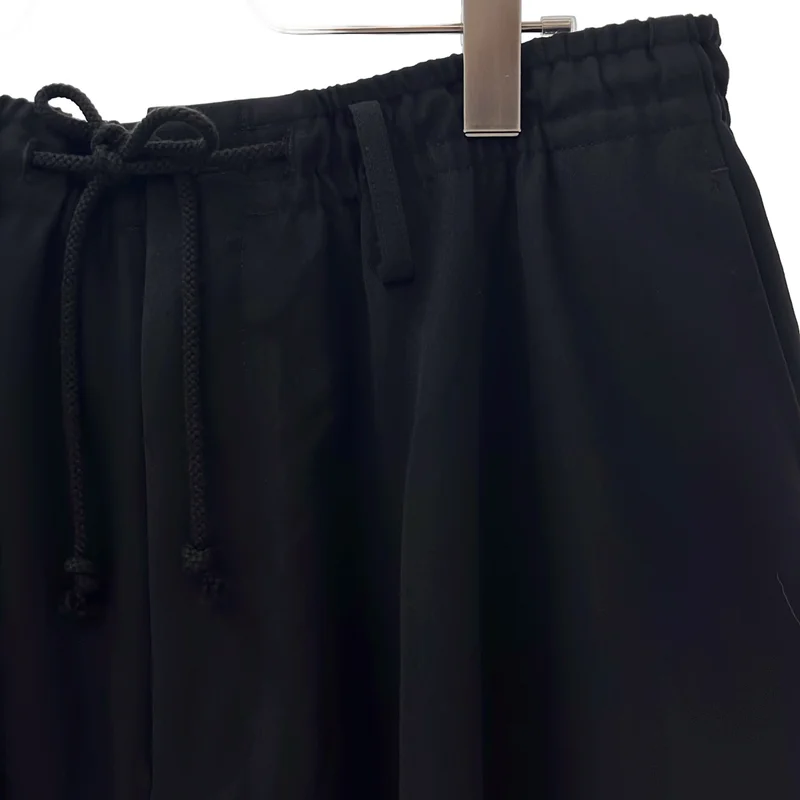 YOHJI YAMAMOTO POUR HOMME / ヨウジヤマモトプールオム | 2022SS | シワ ギャバ サルエルパンツ HG-P19-100 | 3 | メンズ
