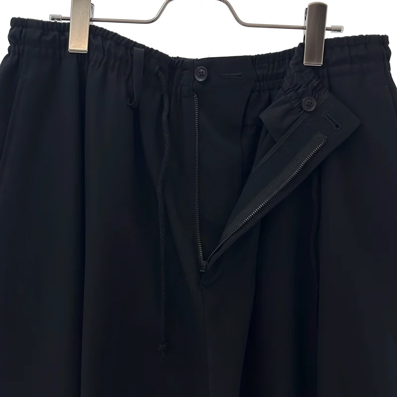 YOHJI YAMAMOTO POUR HOMME / ヨウジヤマモトプールオム | 2022SS | シワ ギャバ サルエルパンツ HG-P19-100 | 3 | メンズ