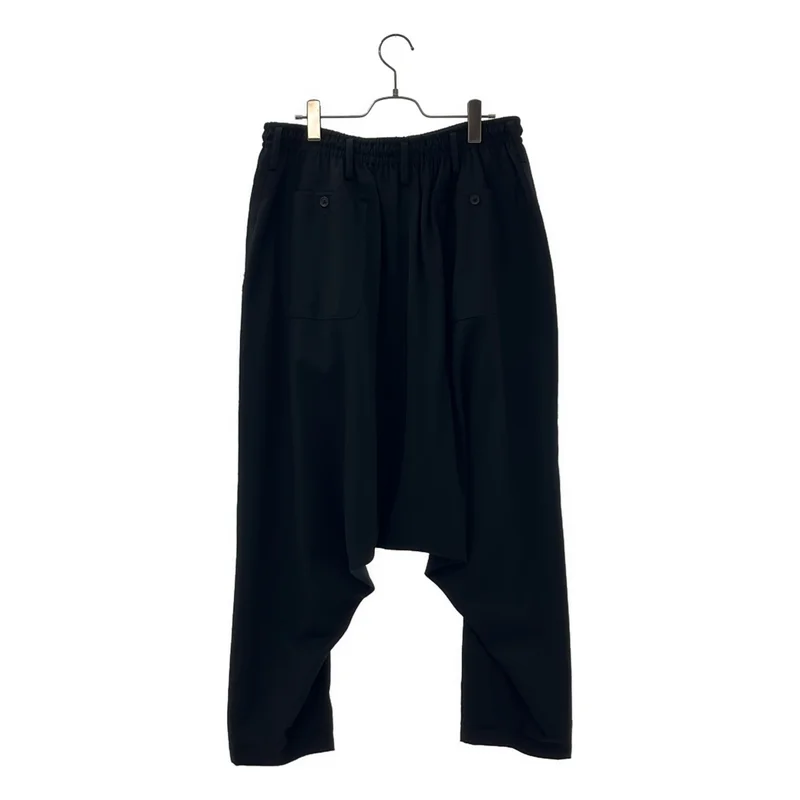 YOHJI YAMAMOTO POUR HOMME / ヨウジヤマモトプールオム | 2022SS | シワ ギャバ サルエルパンツ HG-P19-100 | 3 | メンズ