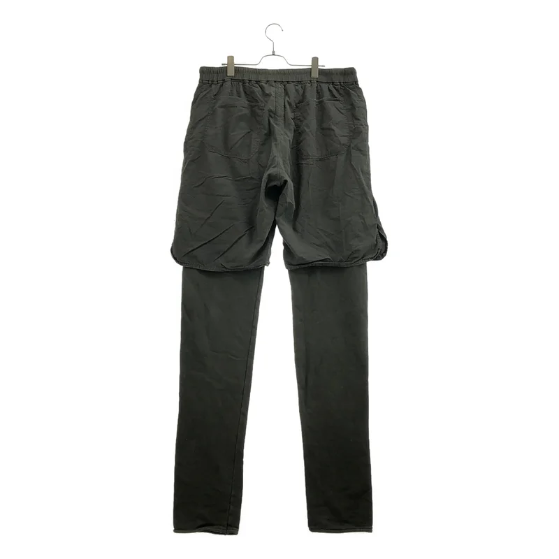 Rick Owens DRKSHDW / リック・オウエンス・ダークシャドウ | コットン レイヤード スウェットパンツ | M | メンズ