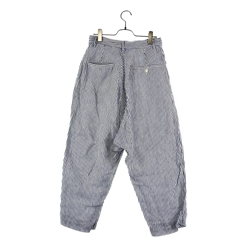 JUNYA WATANABE COMME des GARCONS / ジュンヤワタナベ | 2011SS | リネン タック ストライプ パンツ | XS | レディース