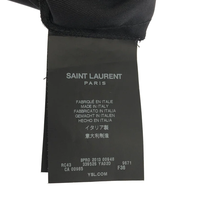 SAINT LAURENT PARIS / サンローランパリ | レオパードプリント スリーブレス ワンピース | 36 | レディース