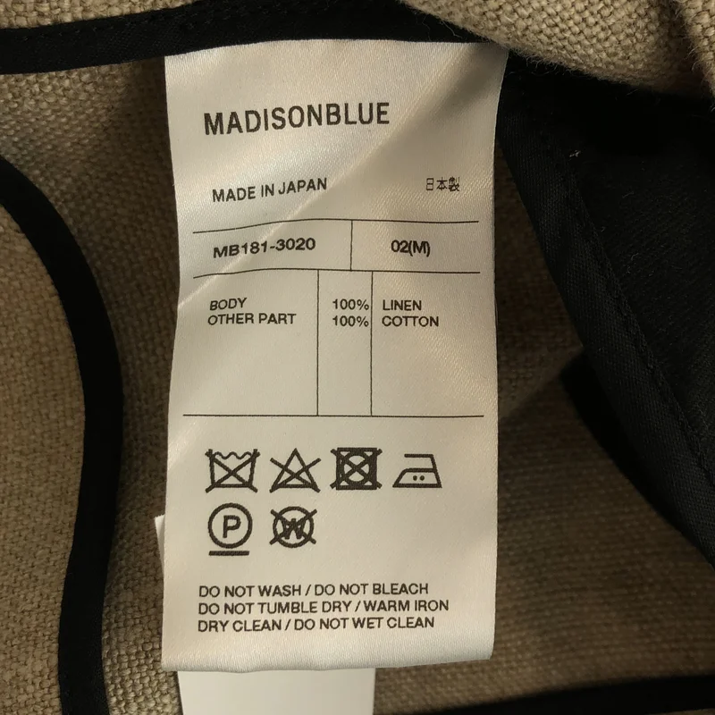 MADISON BLUE / マディソンブルー | ハイウエスト リネン ショートパンツ | M | レディース