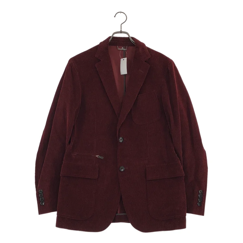 Ermenegildo Zegna / エルメネジルドゼニア | CASHCO シルク カシミヤ コーデュロイ テーラードジャケット | 48 | メンズ