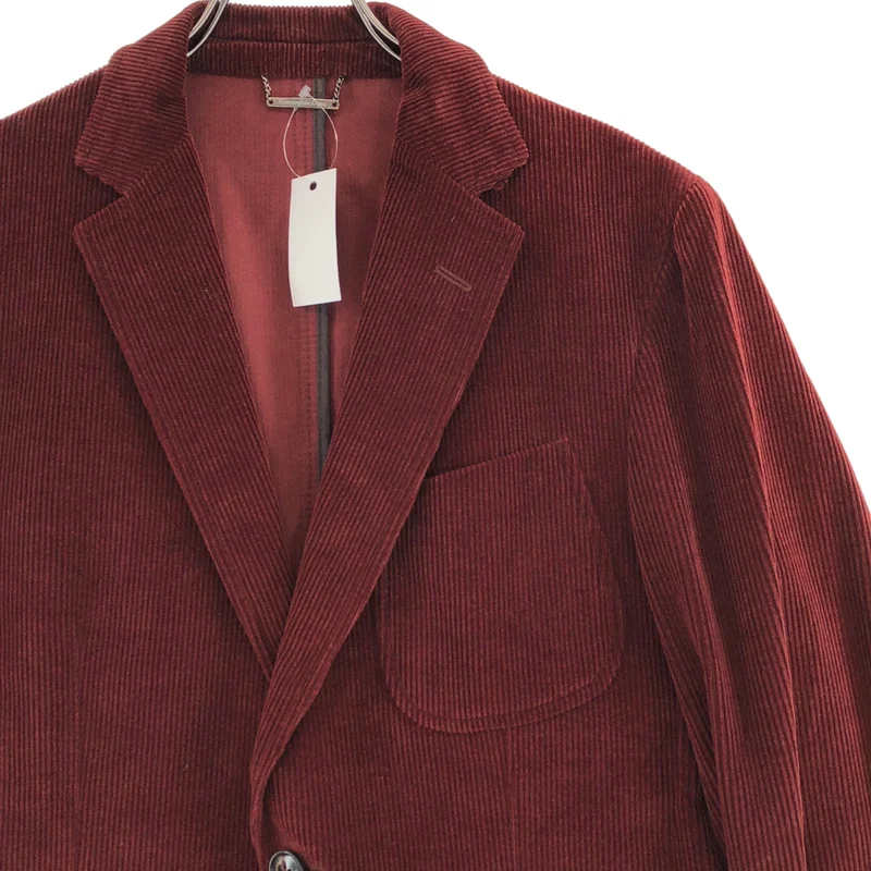 Ermenegildo Zegna / エルメネジルドゼニア | CASHCO シルク カシミヤ コーデュロイ テーラードジャケット | 48 | メンズ