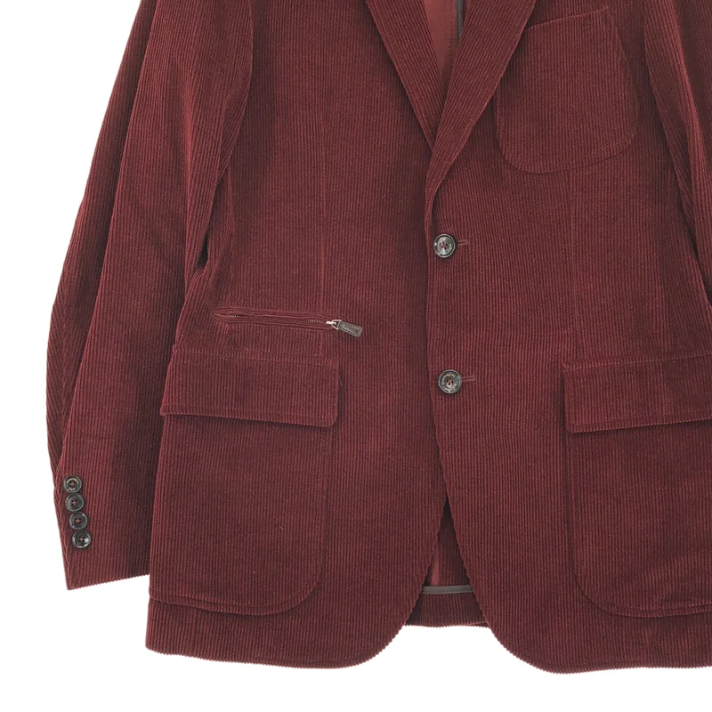Ermenegildo Zegna / エルメネジルドゼニア | CASHCO シルク カシミヤ コーデュロイ テーラードジャケット | 48 | メンズ