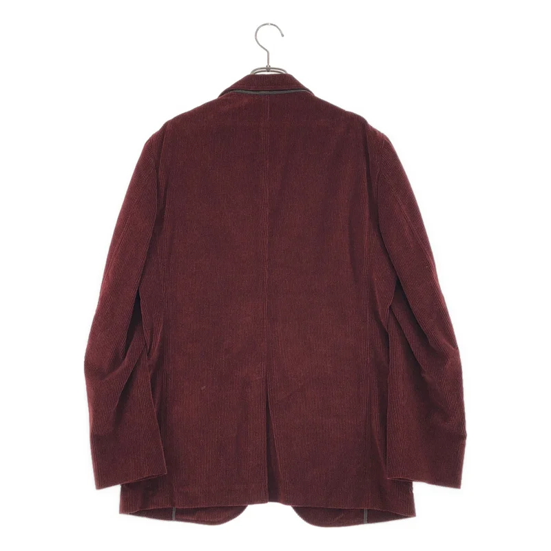 Ermenegildo Zegna / エルメネジルドゼニア | CASHCO シルク カシミヤ コーデュロイ テーラードジャケット | 48 | メンズ