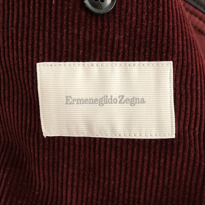 Ermenegildo Zegna / エルメネジルドゼニア | CASHCO シルク カシミヤ コーデュロイ テーラードジャケット | 48 | メンズ