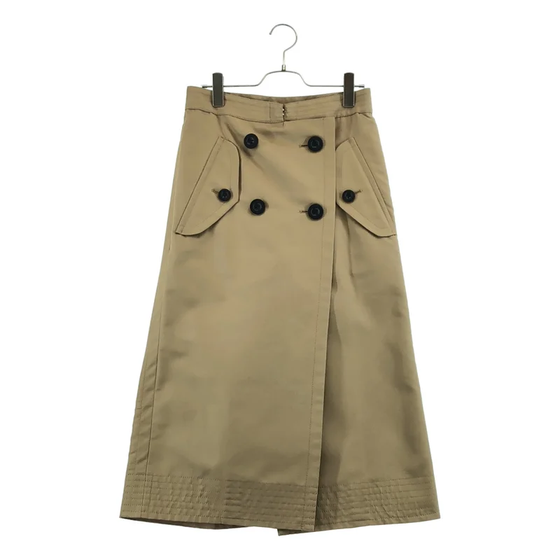 sacai / サカイ | 2021AW | 異素材切り替え レイヤードスカートパンツ | 1 | レディース