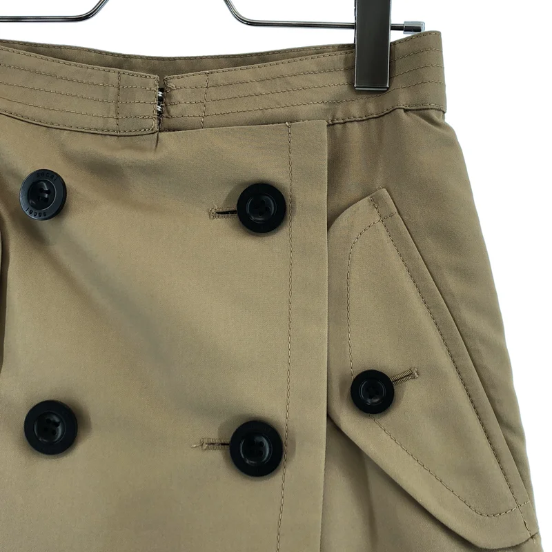 sacai / サカイ | 2021AW | 異素材切り替え レイヤードスカートパンツ | 1 | レディース