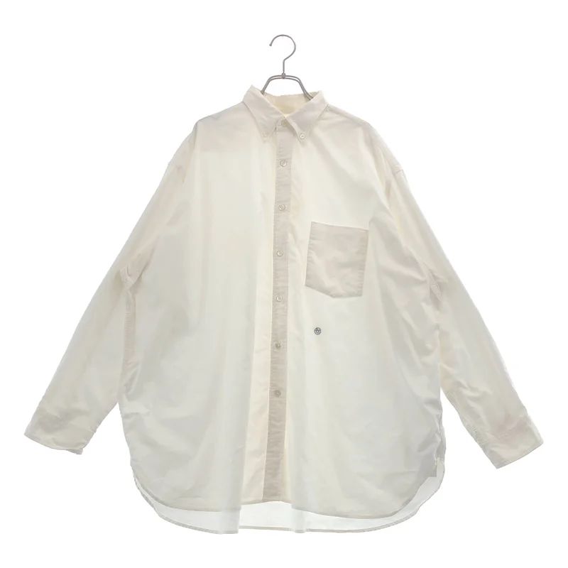 nanamica / ナナミカ | Big Button Down Wind Shirt ビッグシルエット ボタンダウンシャツ | L | メンズ