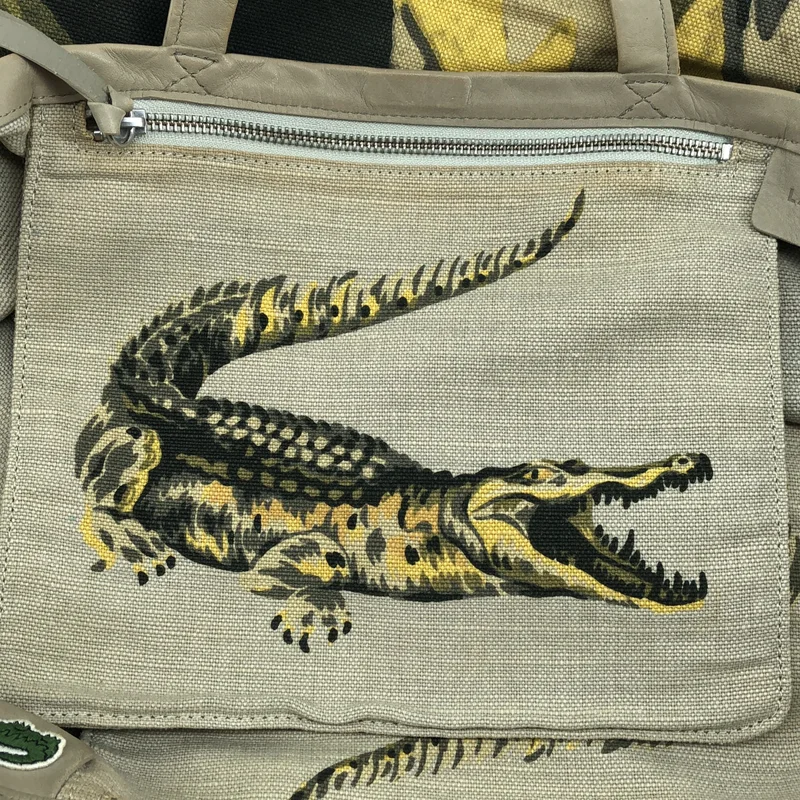 LACOSTE / ラコステ | キャンバス プリント トートバッグ |