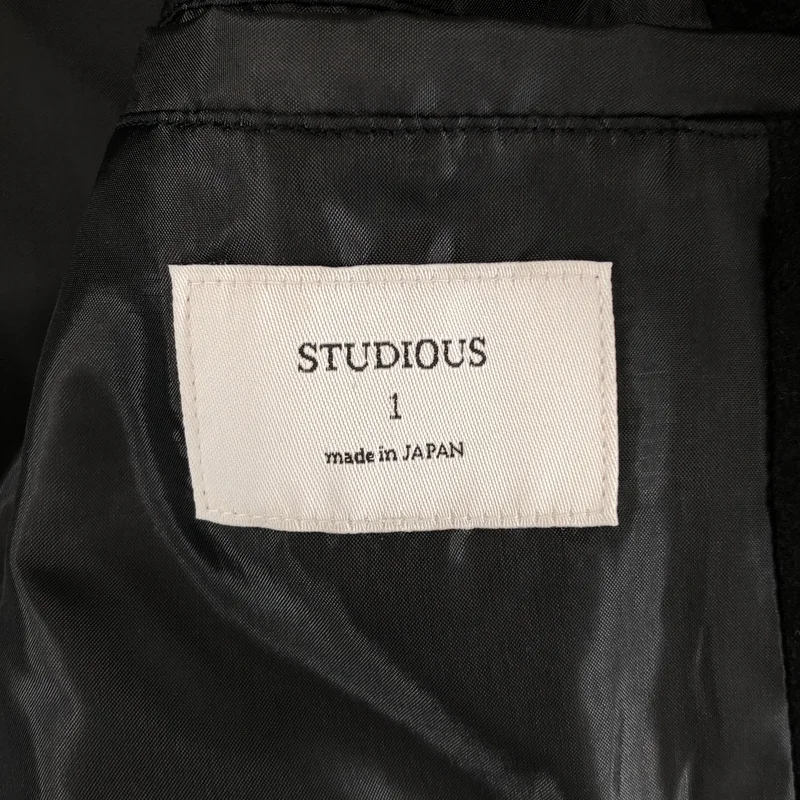 STUDIOUS / ステュディオス | ウール メルトン チェスターコート / 総裏地 | 1 | メンズ