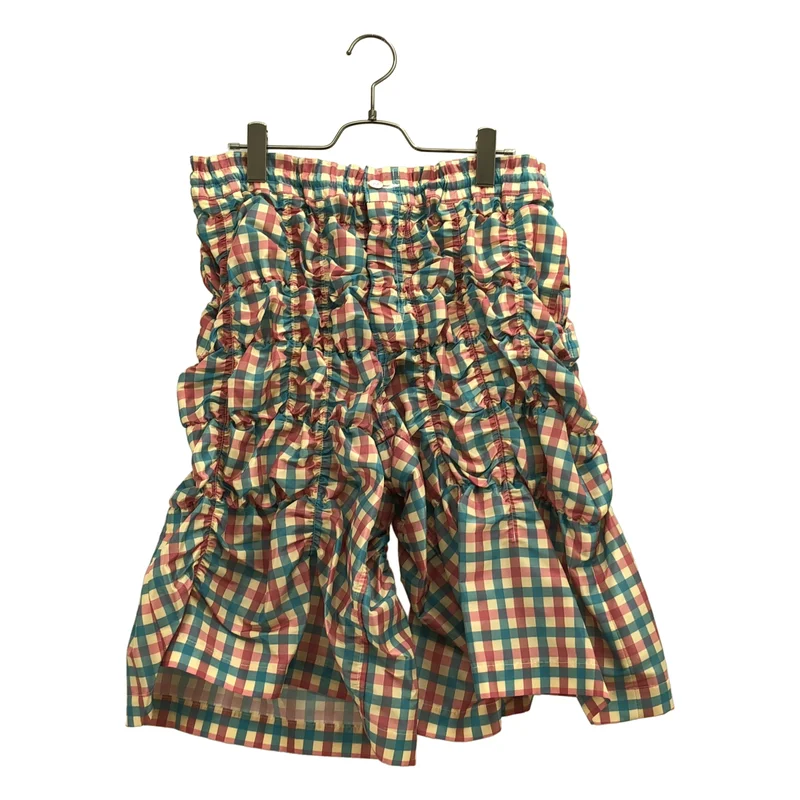 COMME des GARCONS HOMME PLUS / コムデギャルソンオムプリュス | 2019SS | チェック ギャザーパンツ PC-P016 | M | メンズ