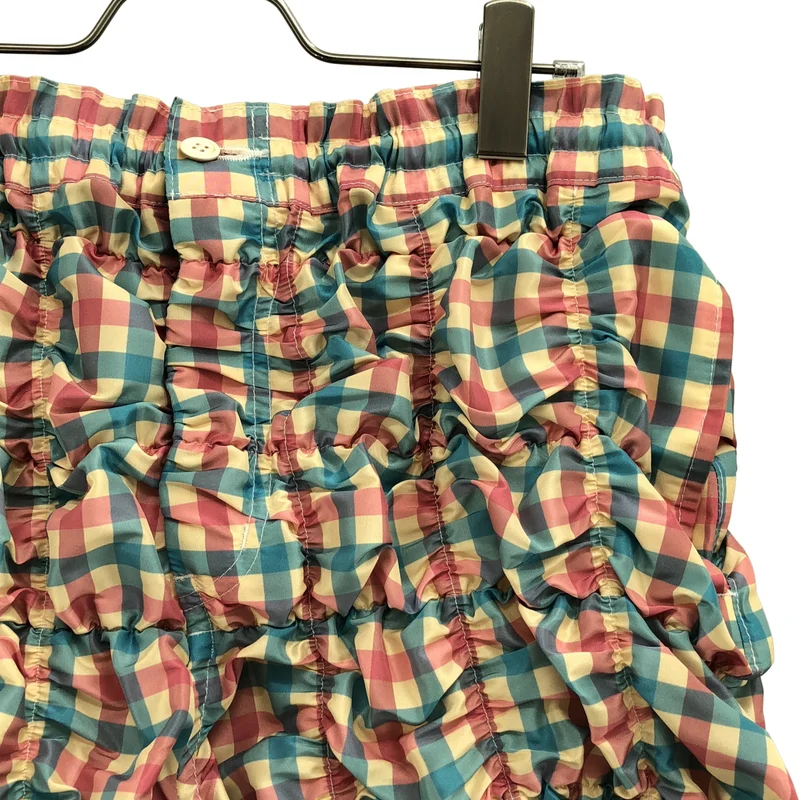 COMME des GARCONS HOMME PLUS / コムデギャルソンオムプリュス | 2019SS | チェック ギャザーパンツ PC-P016 | M | メンズ