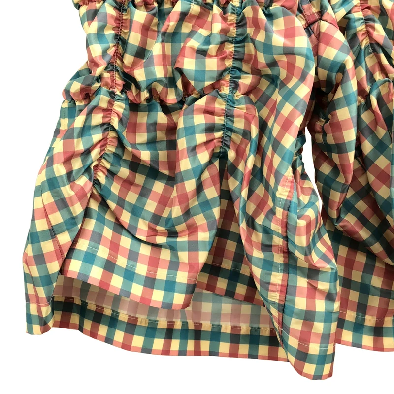 COMME des GARCONS HOMME PLUS / コムデギャルソンオムプリュス | 2019SS | チェック ギャザーパンツ PC-P016 | M | メンズ