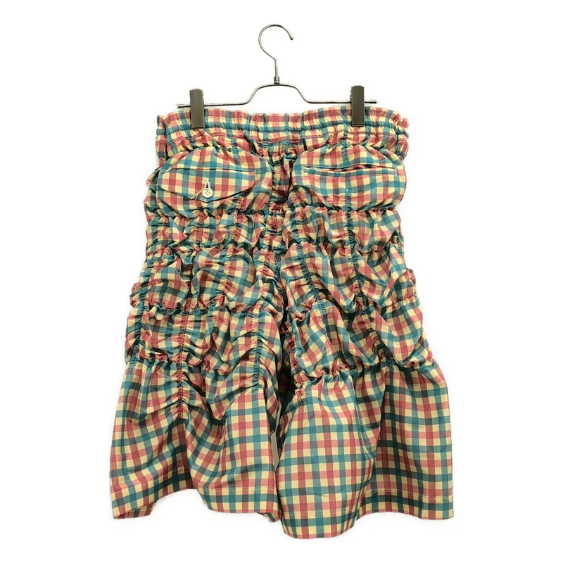 COMME des GARCONS HOMME PLUS / コムデギャルソンオムプリュス | 2019SS | チェック ギャザーパンツ PC-P016 | M | メンズ