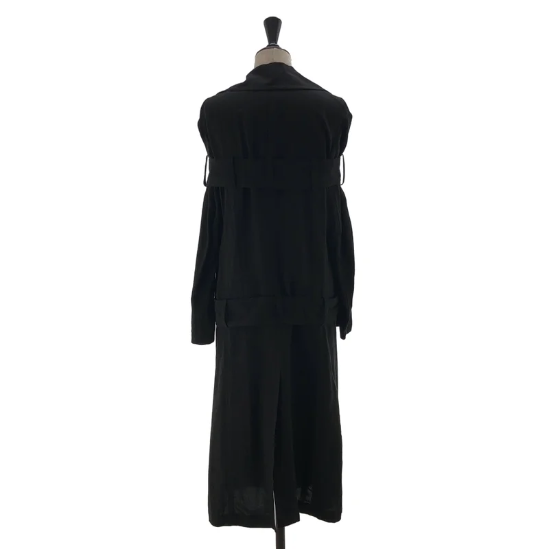 Yohji Yamamoto FEMME / ヨウジヤマモトファム | 2021SS | ベルテッドトレンチコート | 1 | レディース