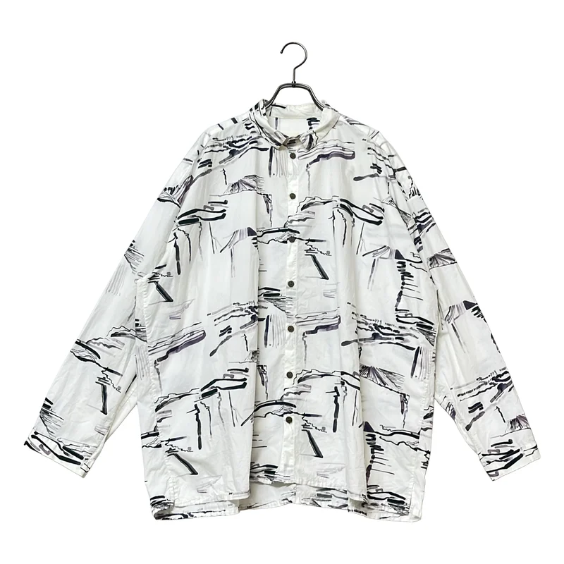 TOOGOOD / トゥーグッド | THE DRAUGHTSMAN SHIRT ドラフトマン 総柄プリントシャツ | 5 | メンズ