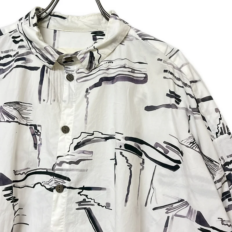 TOOGOOD / トゥーグッド | THE DRAUGHTSMAN SHIRT ドラフトマン 総柄プリントシャツ | 5 | メンズ