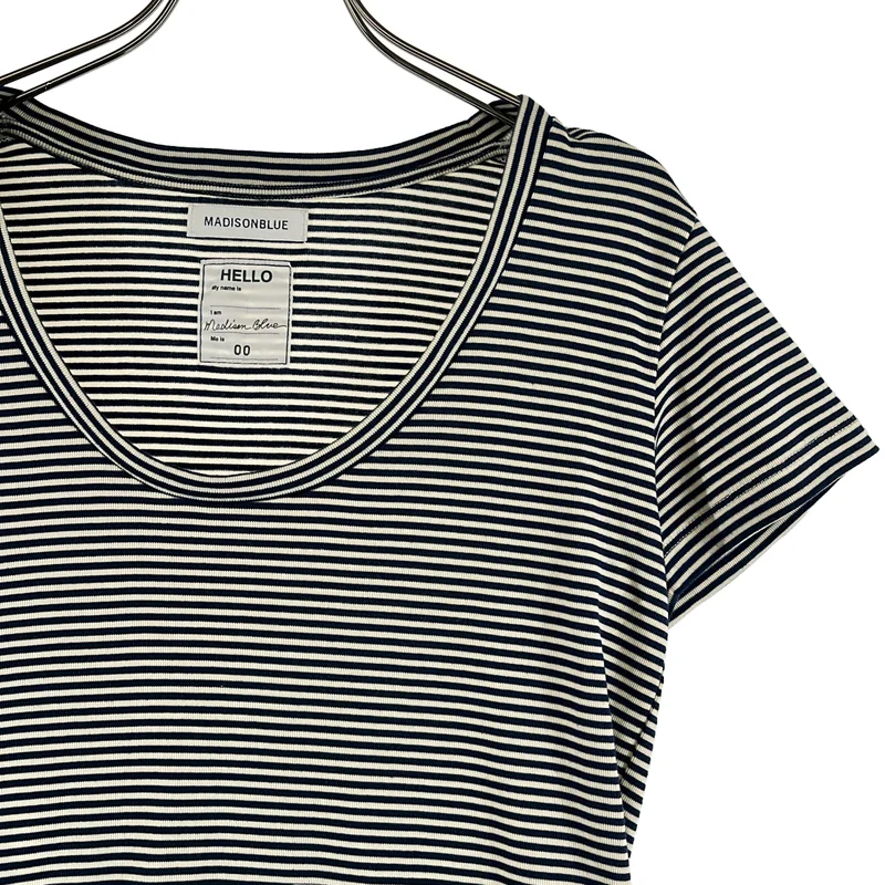 MADISON BLUE / マディソンブルー | コットン混 ボーダーTシャツ | 0 | レディース