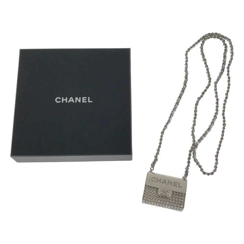 CHANEL / シャネル | ココマーク マトラッセ バッグ ネックレス |
