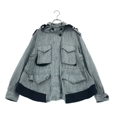 sacai / サカイ | × PORTER / ポーター ロゴジップ クラッチバッグ