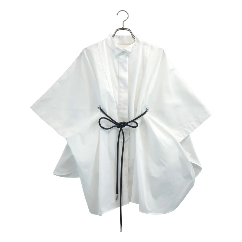 sacai / サカイ | ポリエステル コットン ベルトシャツ | 3 | レディース