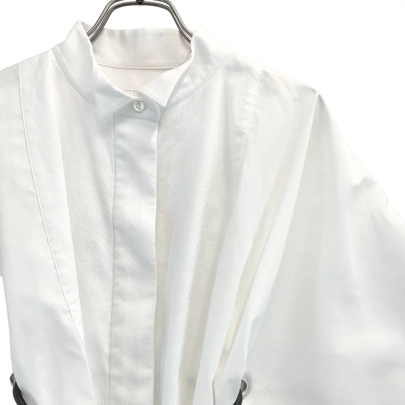 sacai / サカイ | ポリエステル コットン ベルトシャツ | 3 | レディース