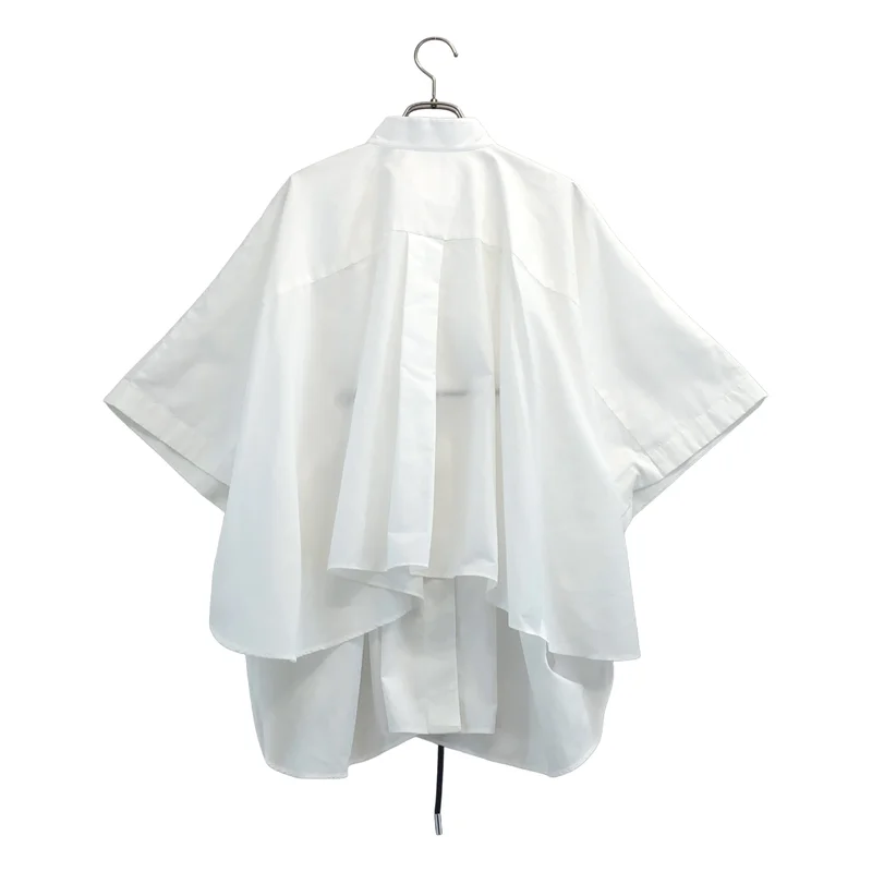 sacai / サカイ | ポリエステル コットン ベルトシャツ | 3 | レディース