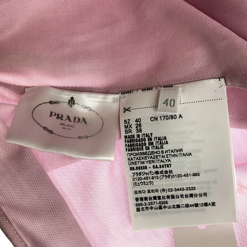 PRADA / プラダ | ワイヤー入りクロップドシャツ | 40 | レディース