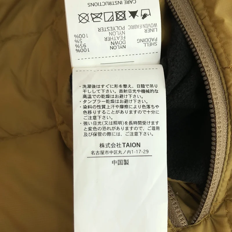 TAION / タイオン | キルティング ポンチョ コート | F | レディース