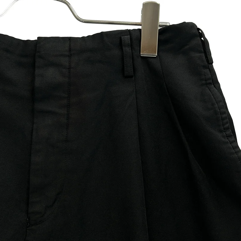 COMME des GARCONS HOMME PLUS / コムデギャルソンオムプリュス | 2018SS | ポリエステル 製品加工 2タック テーパードパンツ | XS | メンズ