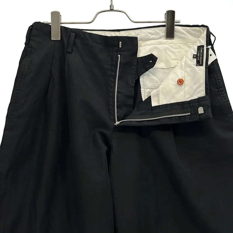 COMME des GARCONS HOMME PLUS / コムデギャルソンオムプリュス | 2018SS | ポリエステル 製品加工 2タック テーパードパンツ | XS | メンズ