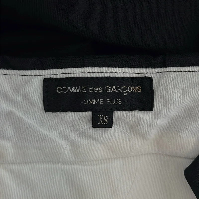 COMME des GARCONS HOMME PLUS / コムデギャルソンオムプリュス | 2018SS | ポリエステル 製品加工 2タック テーパードパンツ | XS | メンズ
