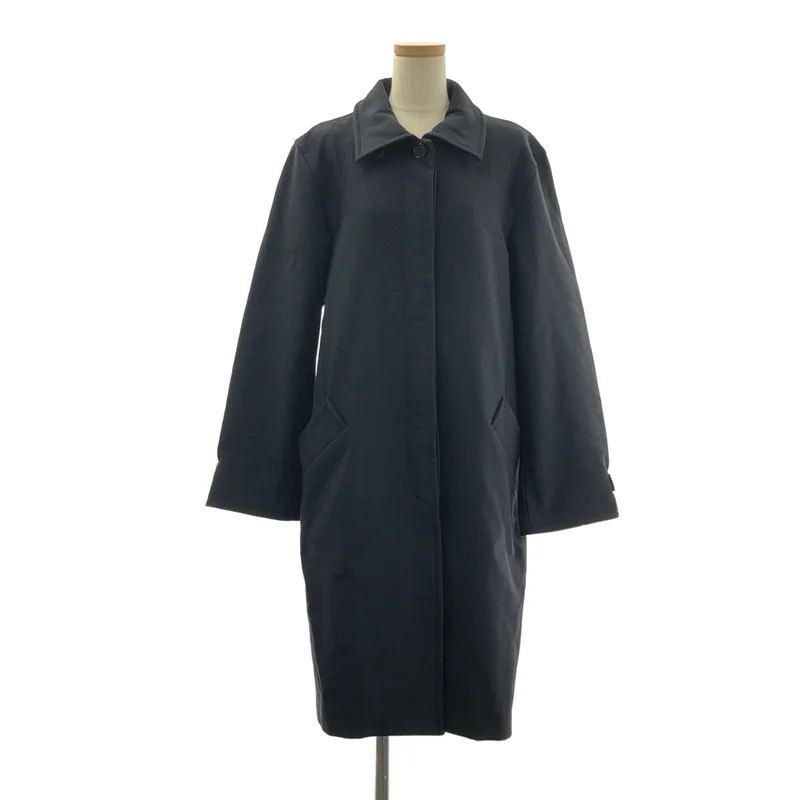 WEEKEND MAX MARA / ウィークエンドマックスマーラ | ウール混 比翼 ステンカラー ロングコート | 42 | レディース